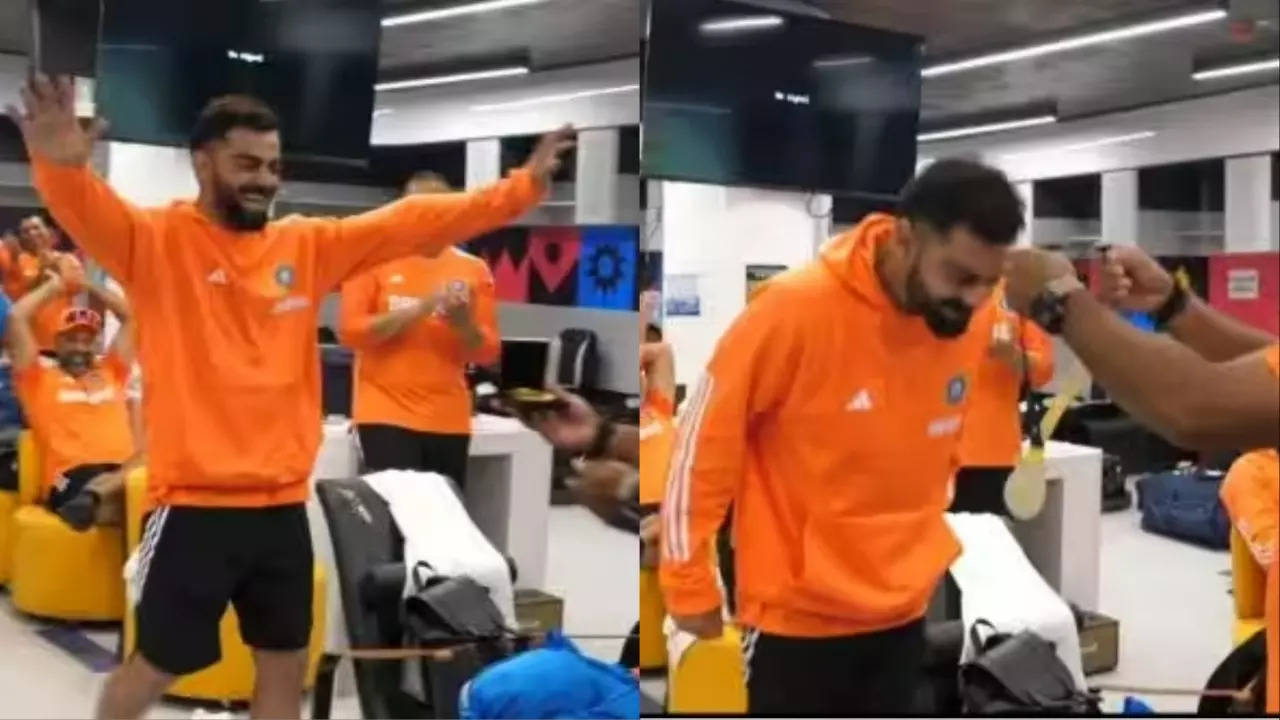 IND Vs AUS| WATCH: Virat Kohli Receives Best Fielder Medal In India Dressing Room; His Reaction Is PRICELESS