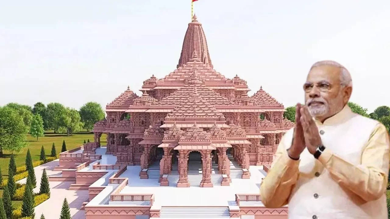 Narendra Modi Bakal Resmikan Kuil yang Dibangun Diatas Bangunan Mesjid Abad ke-16