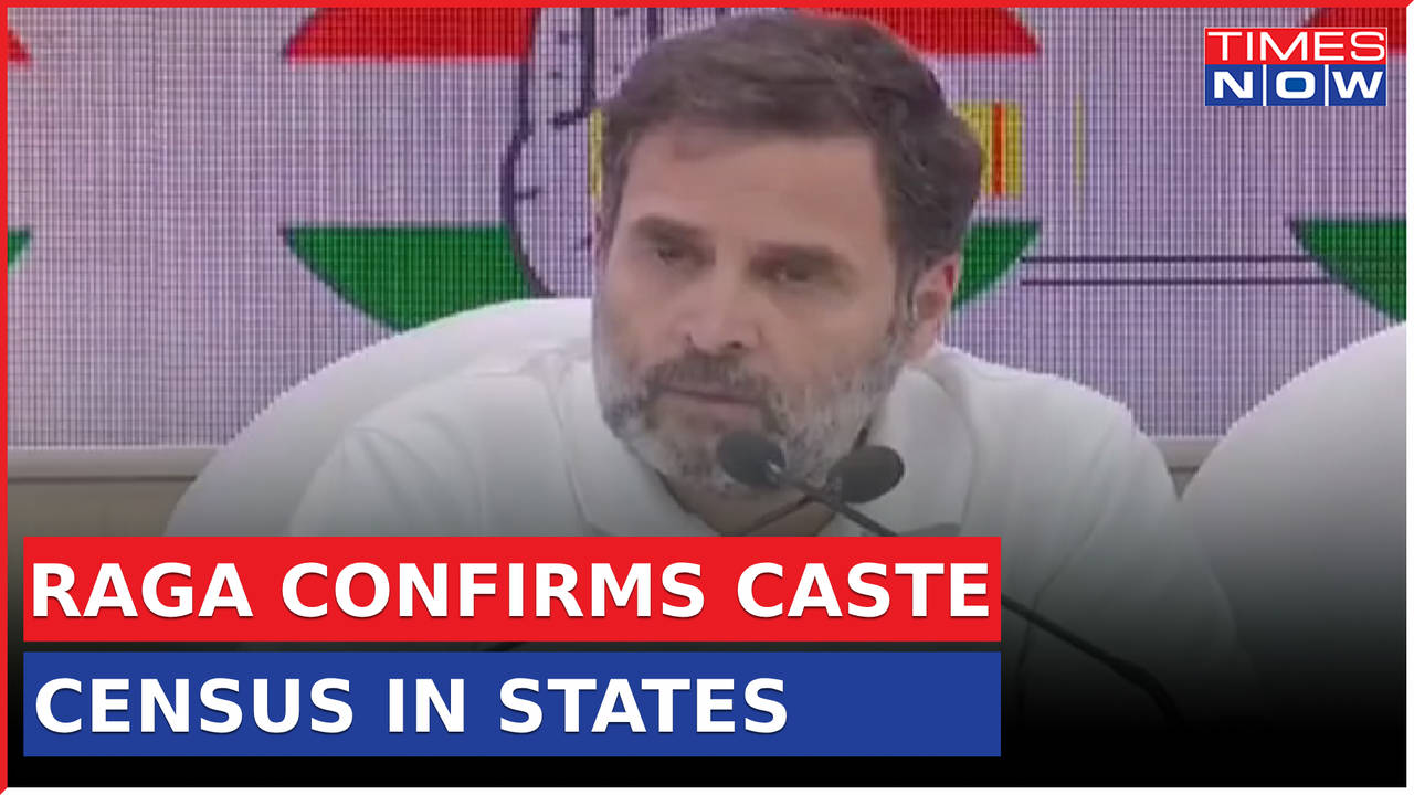 Rahul Gandhi Press Briefing Congress Confirms Caste Census In Ruling States Latest Updates 9579