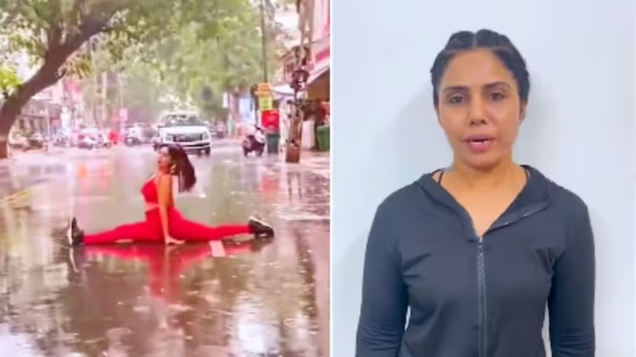 Woman Performs Splits In The Middle of Road in Gujarat, Fined By Police As Video Goes Viral