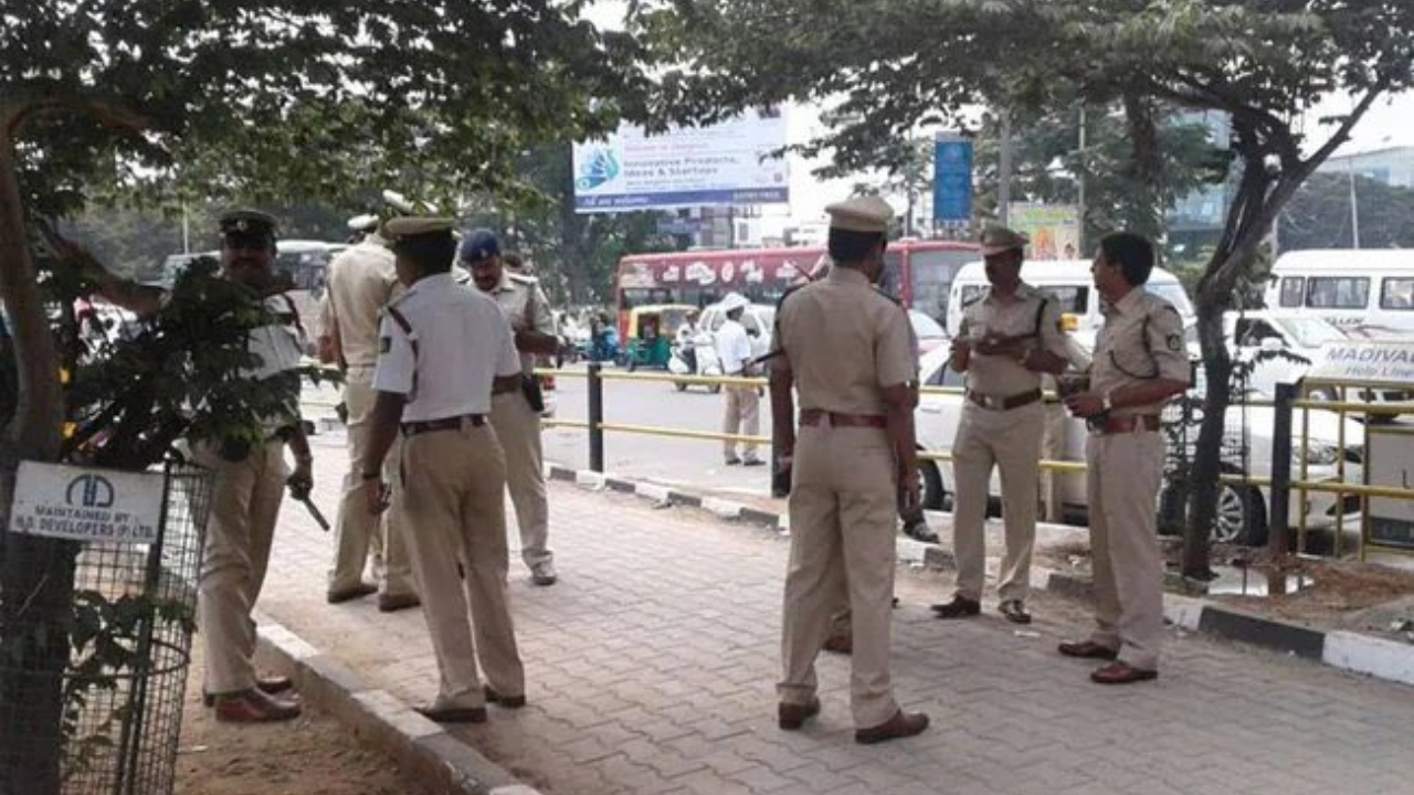 Spot at Cunningham road From Where Bus Stop Was stolen