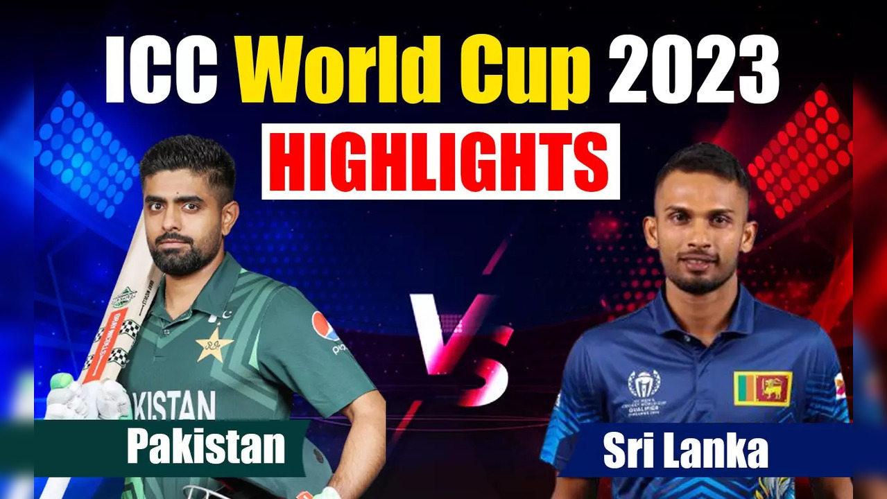 Highlights World Cup 2023 Rizwan Shafique Join Forces To Hand Pakistan 6-Wicket Win In Record-Breaking World Cup Chase vs Sri Lanka