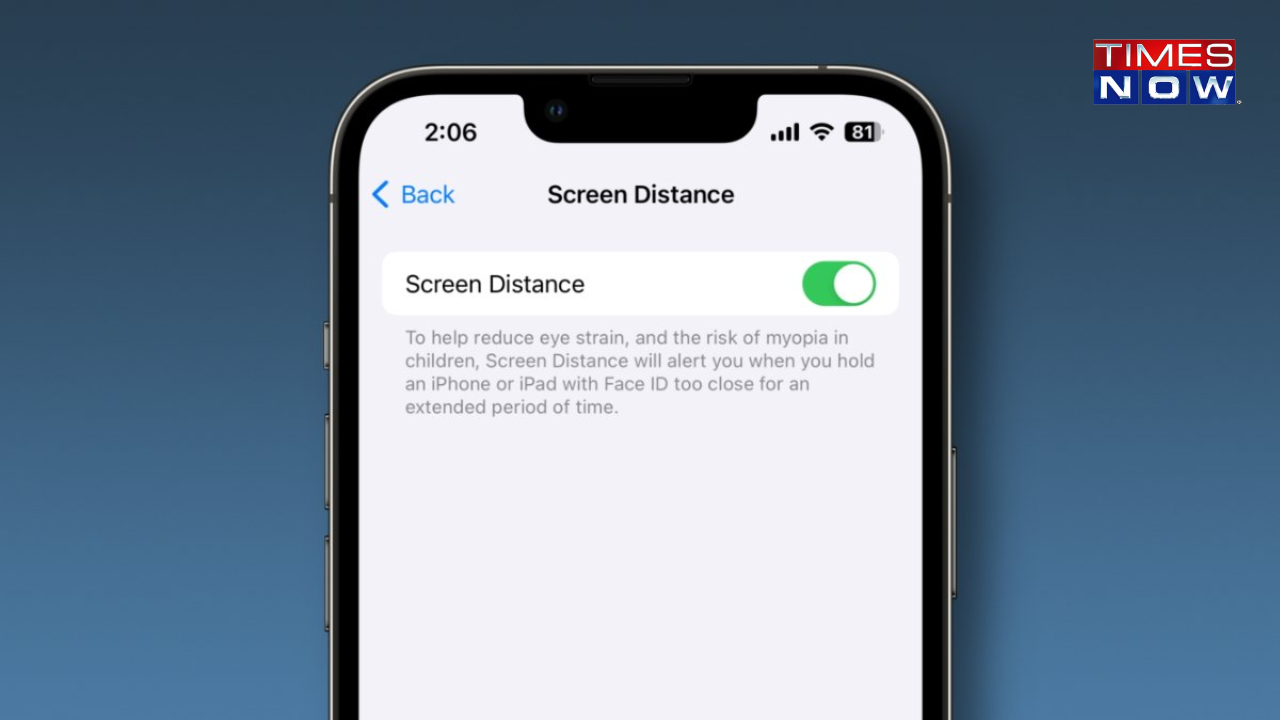 iOS 17 Screen Distance Feature