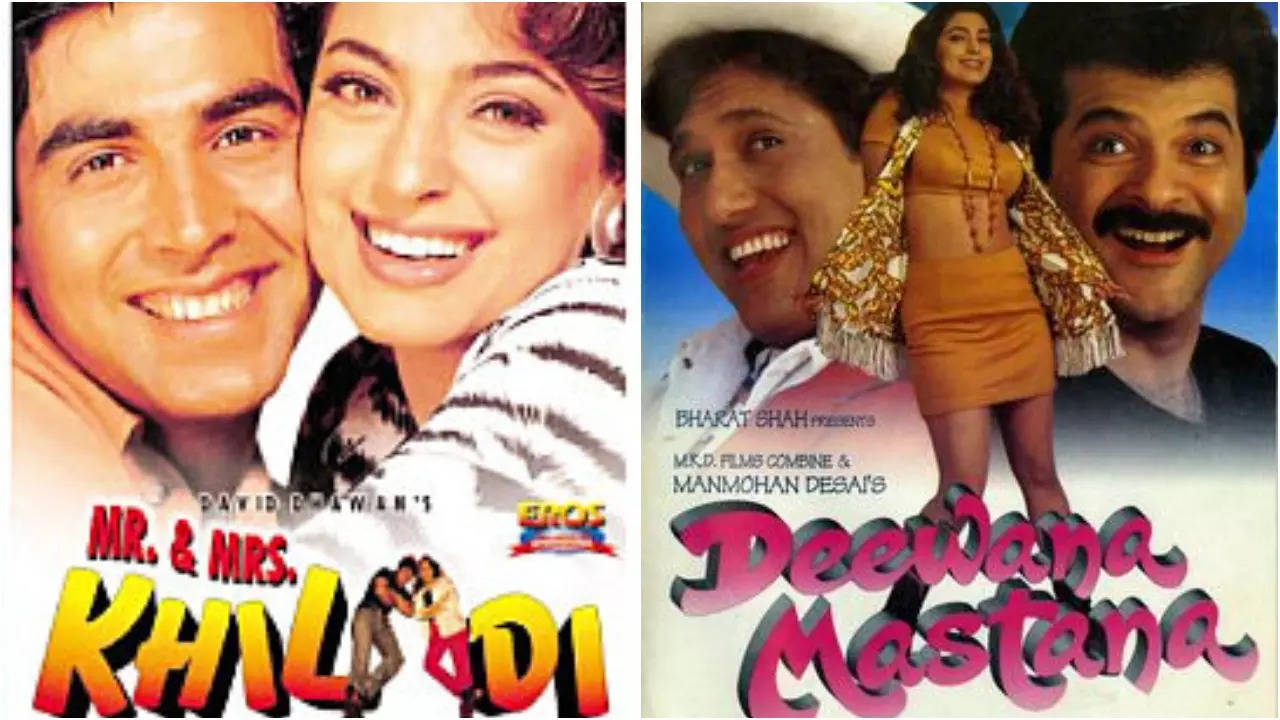 Did you know David Dhawan's Mr And Mrs Khiladi and Deewana Mastana released on the same day - October 10?