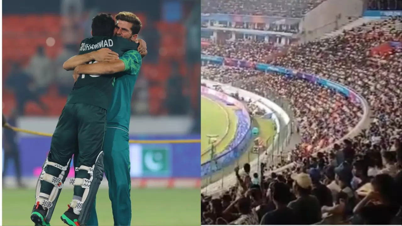 WATCH: Hyderabad Crowd Chants 'Pakistan Jeetega' During PAK Vs SL World Cup 2023 Match; Video Goes Viral