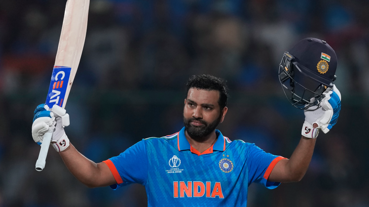 rohit sharma century odi wc 2023 ap