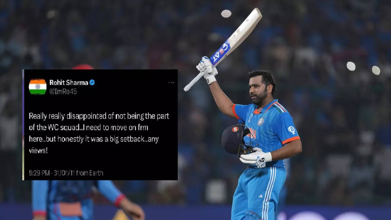 Rohit Sharma Sex Video - India Legend VVS Laxman Reshares Rohit Sharma's Old Post On 2011 World Cup  Snub After Record-Breaking Ton Vs Afghanistan | Cricket News, Times Now