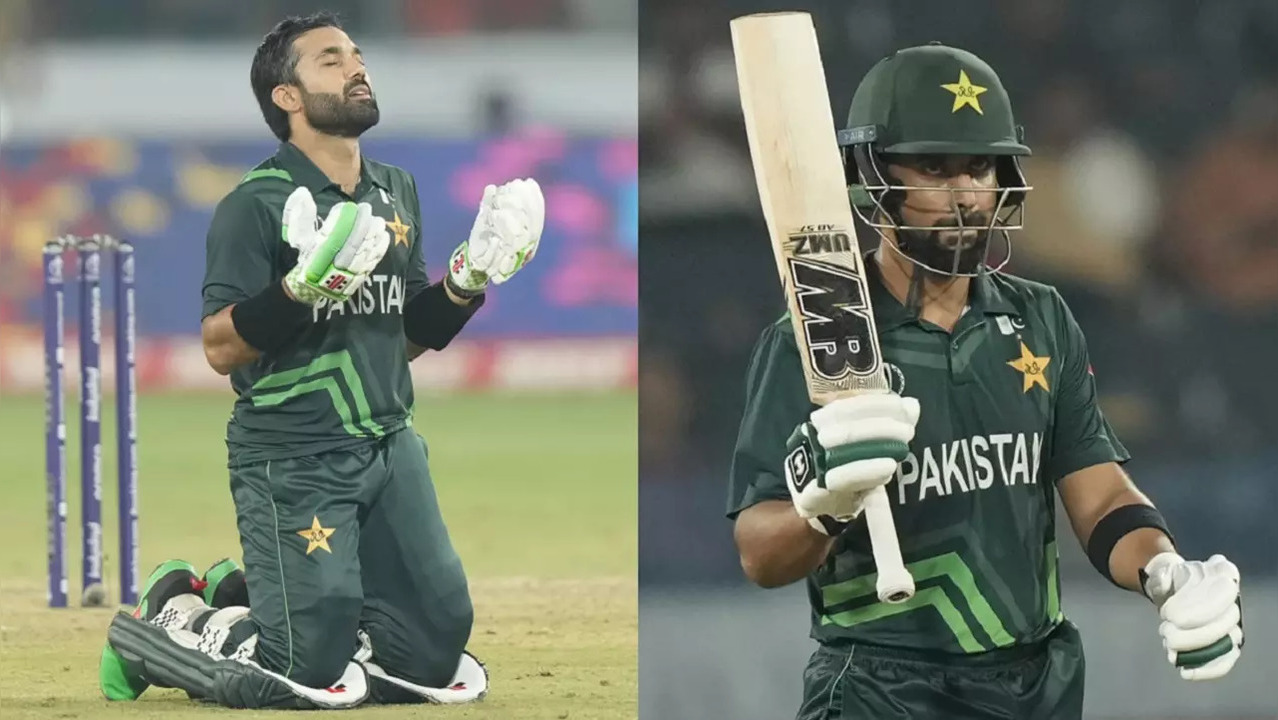 Muhammad Rizwan and Abdullah Shafique scored centuries in Pakistan's ODI World Cup 2023 match against Sri Lanka