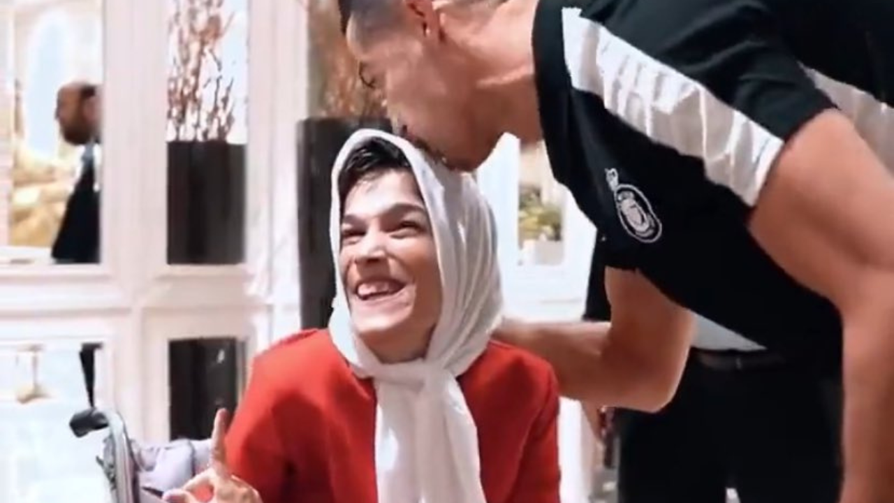 Fatemeh Hamami And Cristiano Ronaldo