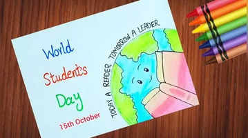 World Students Day 2023: Easy Poster Ideas for School Students ...