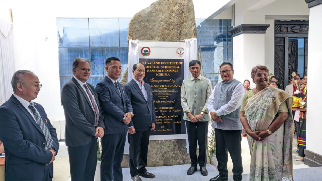 Mansukh Mandaviya Inaugurates Nagaland's First Medical College in Kohima