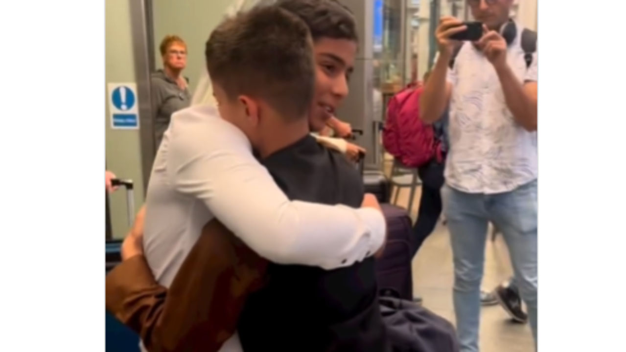 Two Afghan brothers reunite at Kings Cross station