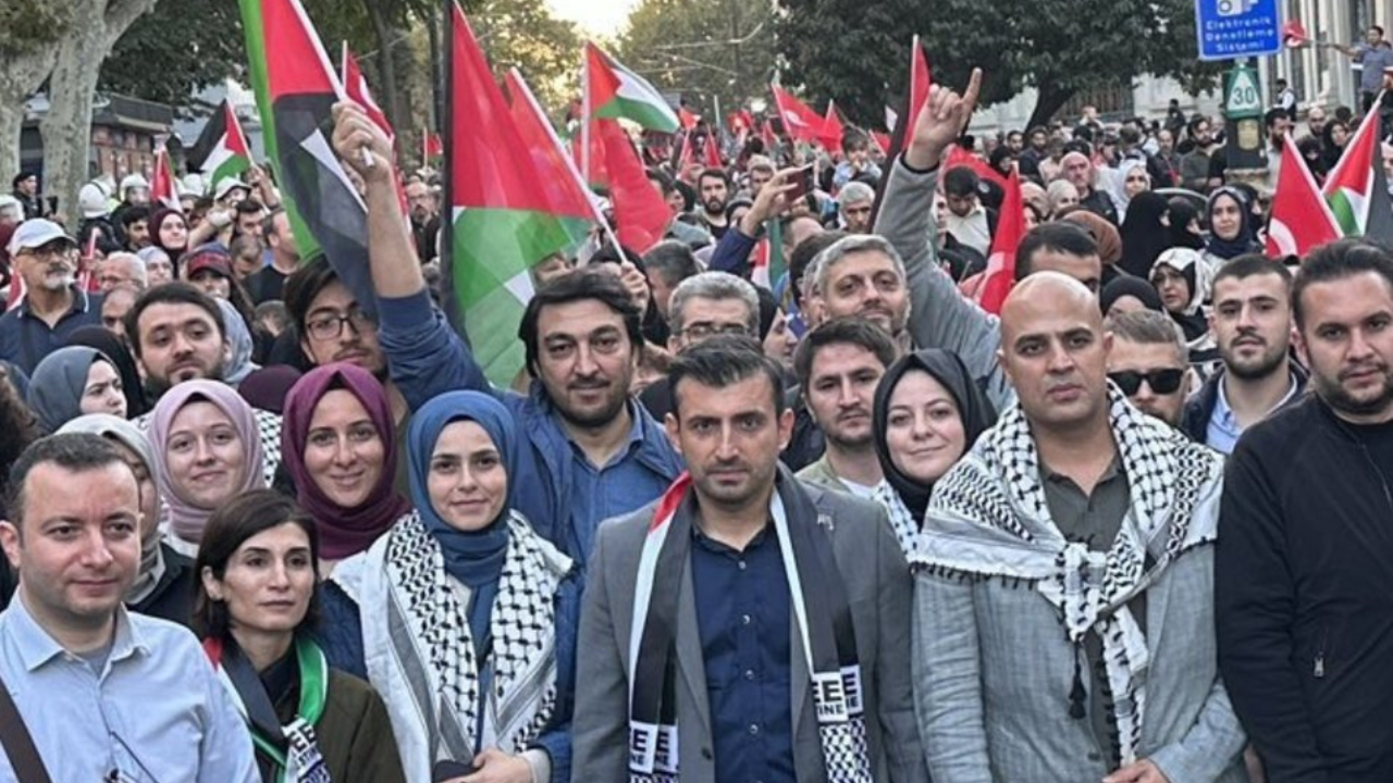 Erdogan's Son Bilal Joins Pro-Palestine March