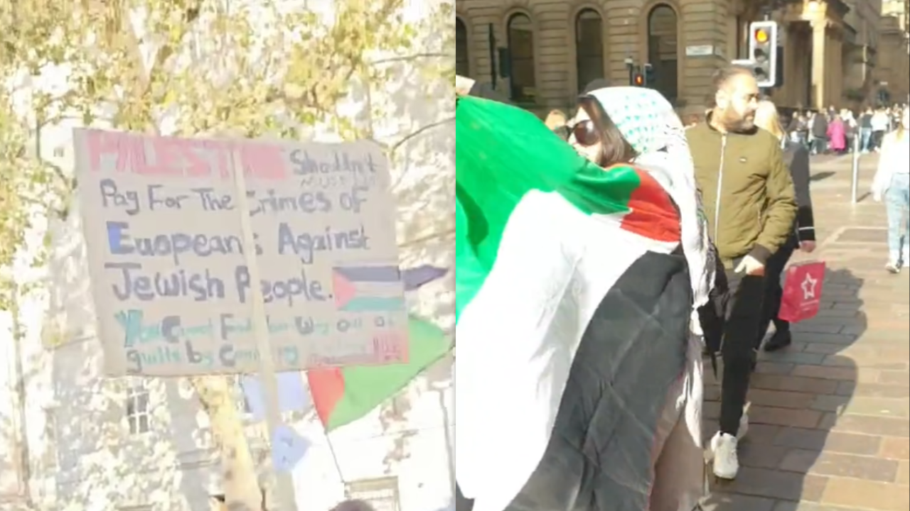 pro-palestine protests in the UK