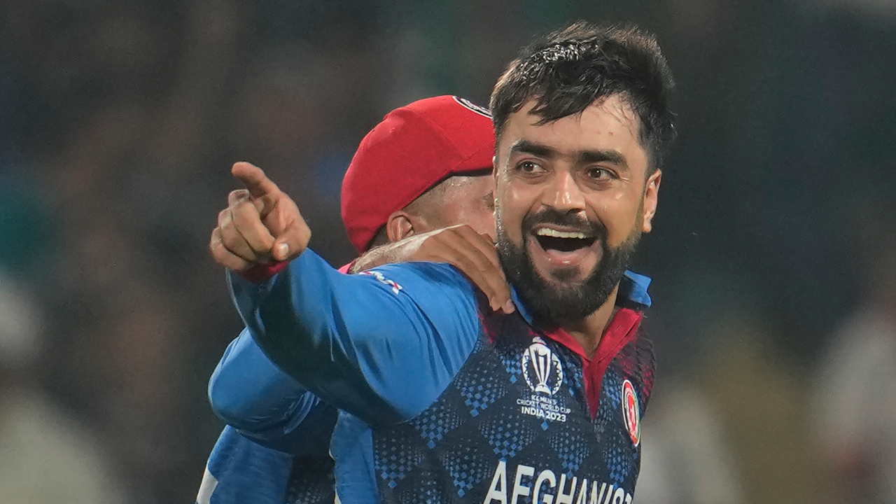 Rashid Khan 2023 World Cup AP