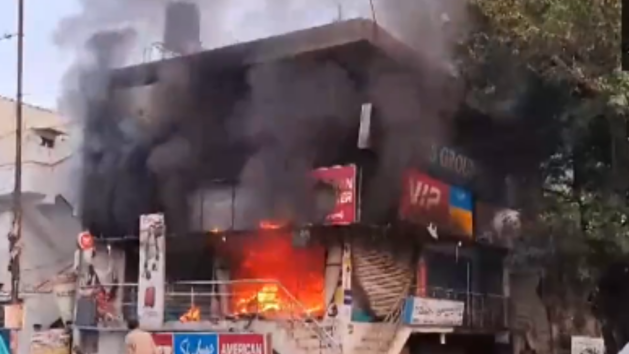 Fire Breaks Out at Shop in Telangana's Rangareddy