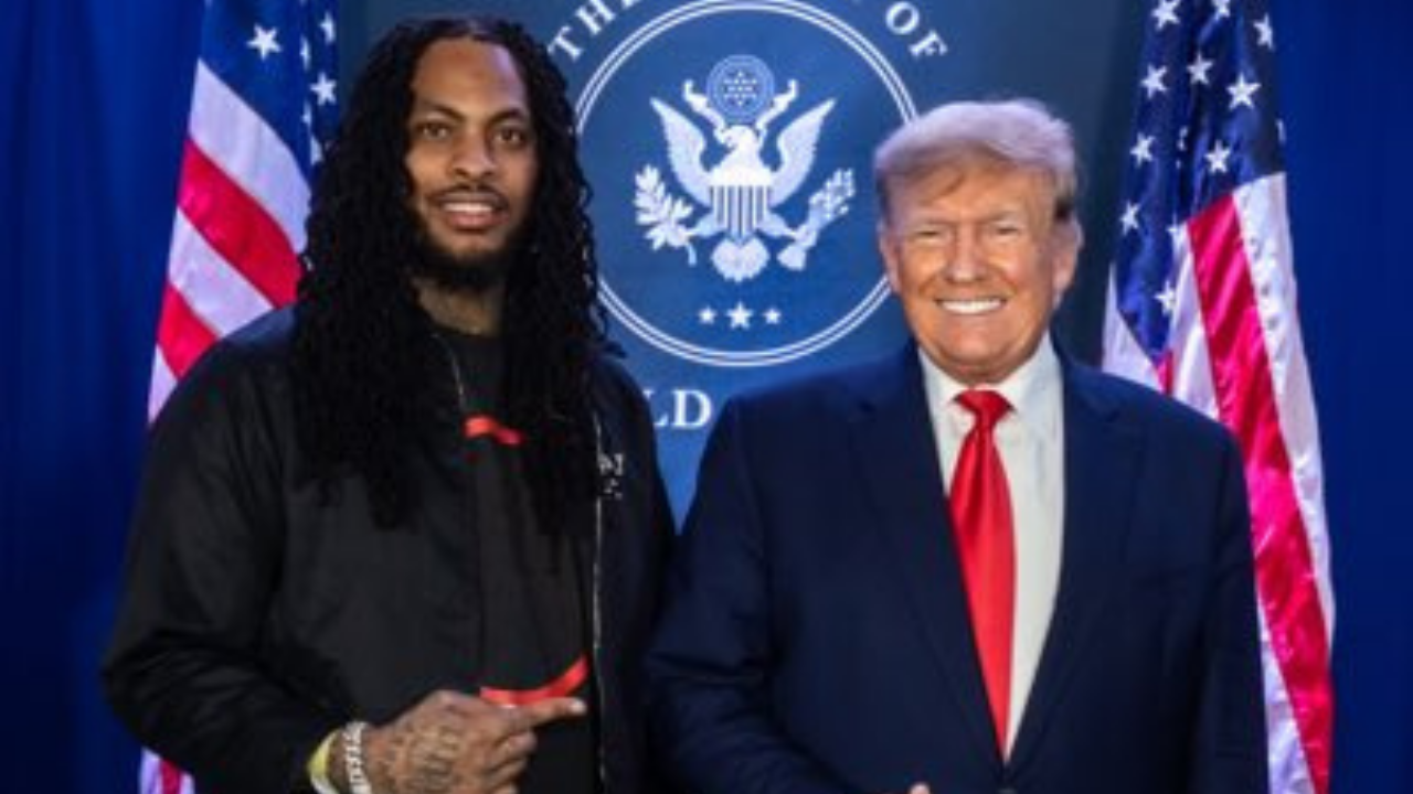 Waka Flocka Flame For Trump 2024! Rapper Posts Picture With Former Prez ...