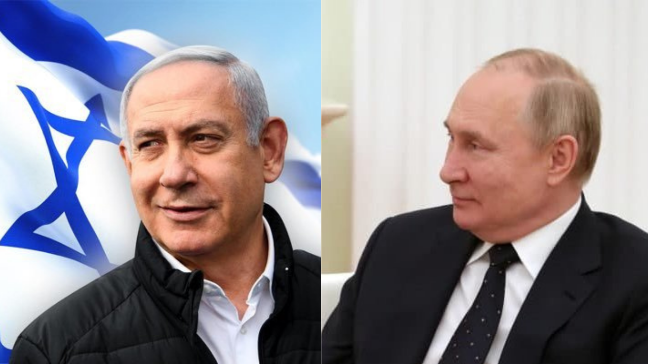 Benjamin Netanyahu and Vladimir Putin