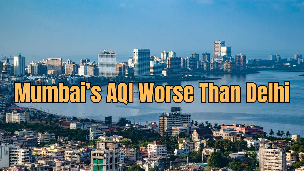 Mumbai records AQI worse than Delhi for first time in post-Monsoon period