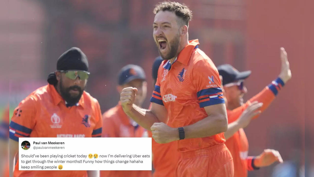 Netherlands' Paul Van Meekeren's old tweet as a food delivery boy resurfaces after South Africa humble