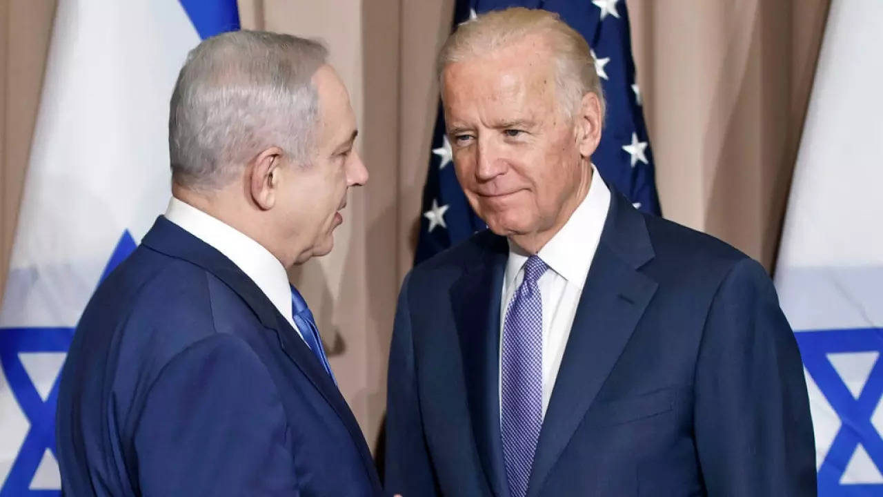 Joe Biden will meet Benjamin Netanyahu today (File Photo)