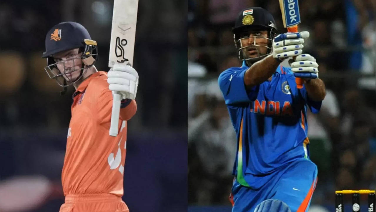 Netherlands skipper Scott Edwards equals MS dhoni's elite record with his POTM performance against South Africa in ODI World Cup 2023 match