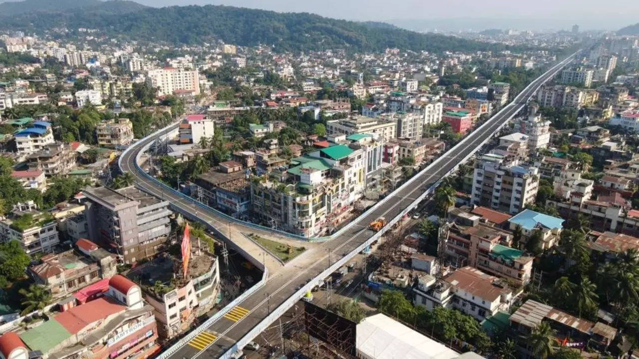 Assam CM Shares Drone Shots Of Guwahati's Soon-To-Be Inaugurated Shraddhanjali Flyover