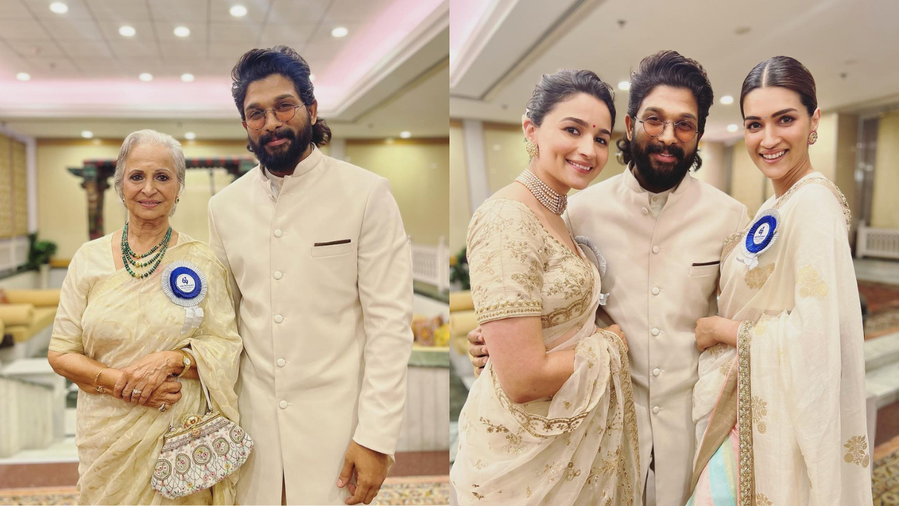 Allu Arjun Lauds Waheeda Rehman, Alia, Kriti For Their National Film Awards Wins