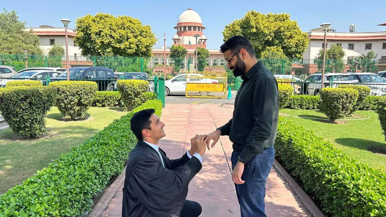 Gay Couple Exchange Rings In Front Of Supreme Court, Vows To 'Return To Fight'