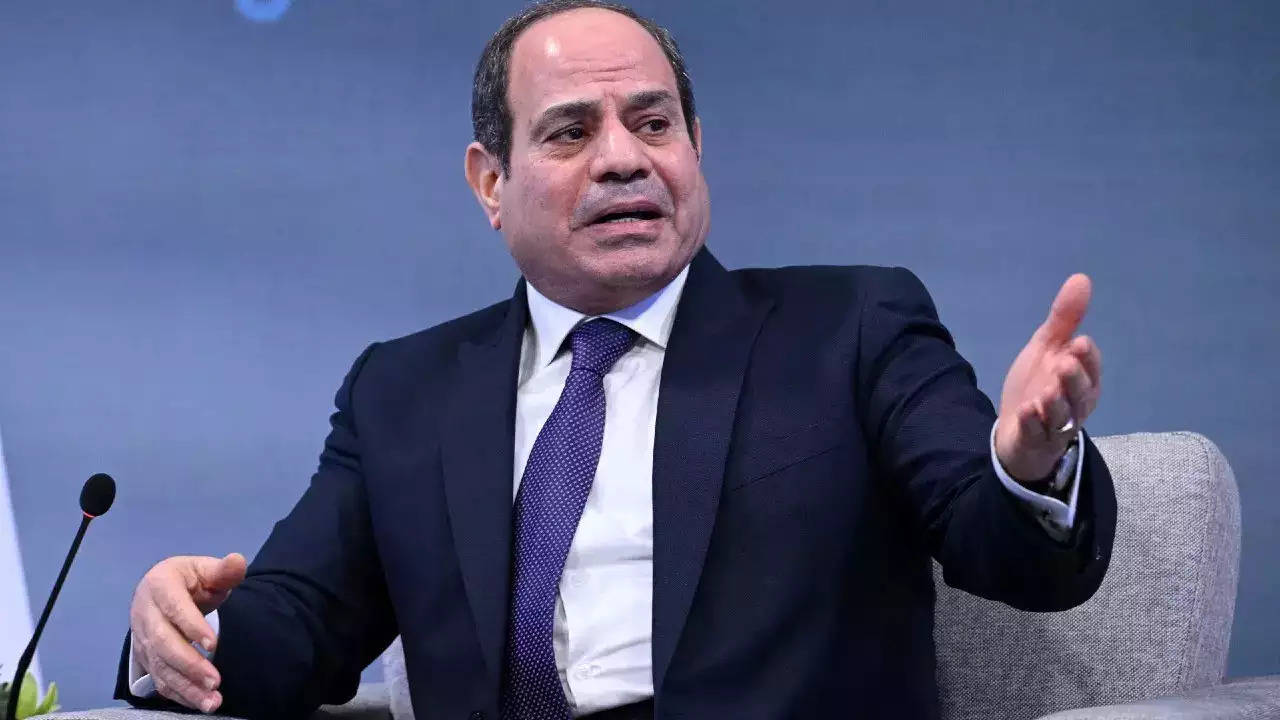 Egypt's president Abdel Fattah al-Sisi said he would not allow any mass influx of refugees