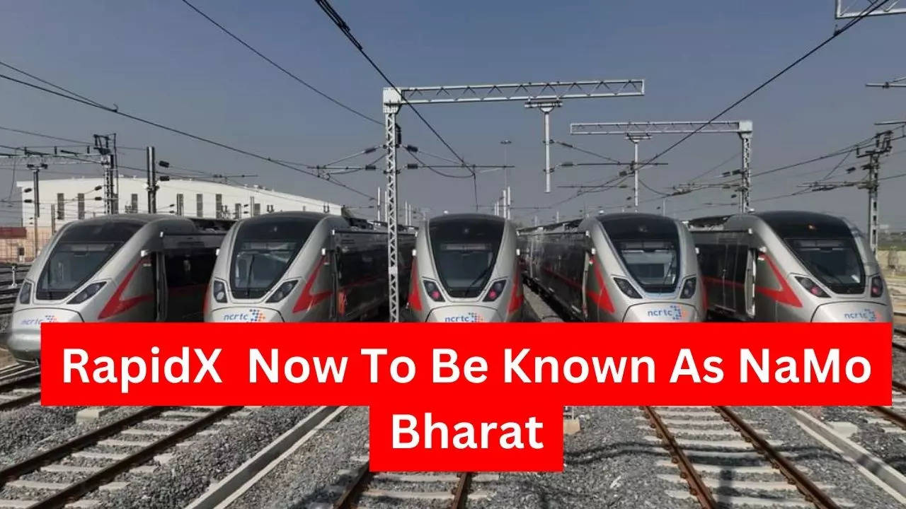 Delhi-Meerut RRTS: RapidX Train Now To Be Known As NaMo Bharat