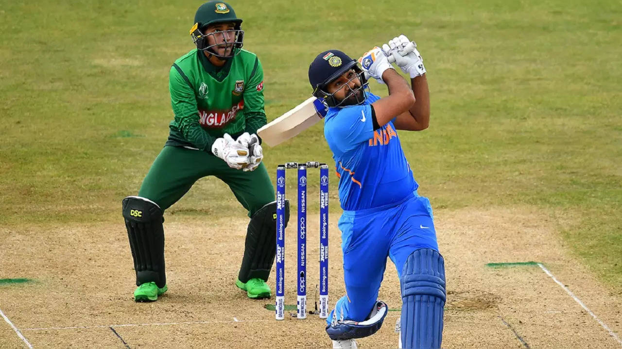 Rohit Sharma is the all-time leading run-getter in ICC Men's ODI World Cup matches played between India and Bangladesh