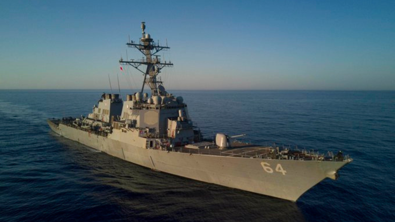 USS Carney Combated Missiles From Yemen