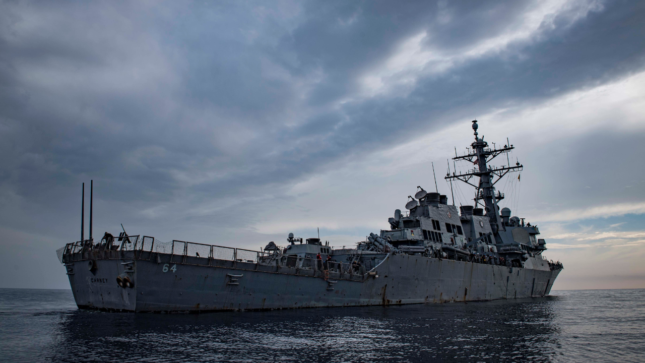 Yemen Missiles Intercepted By USS Carney