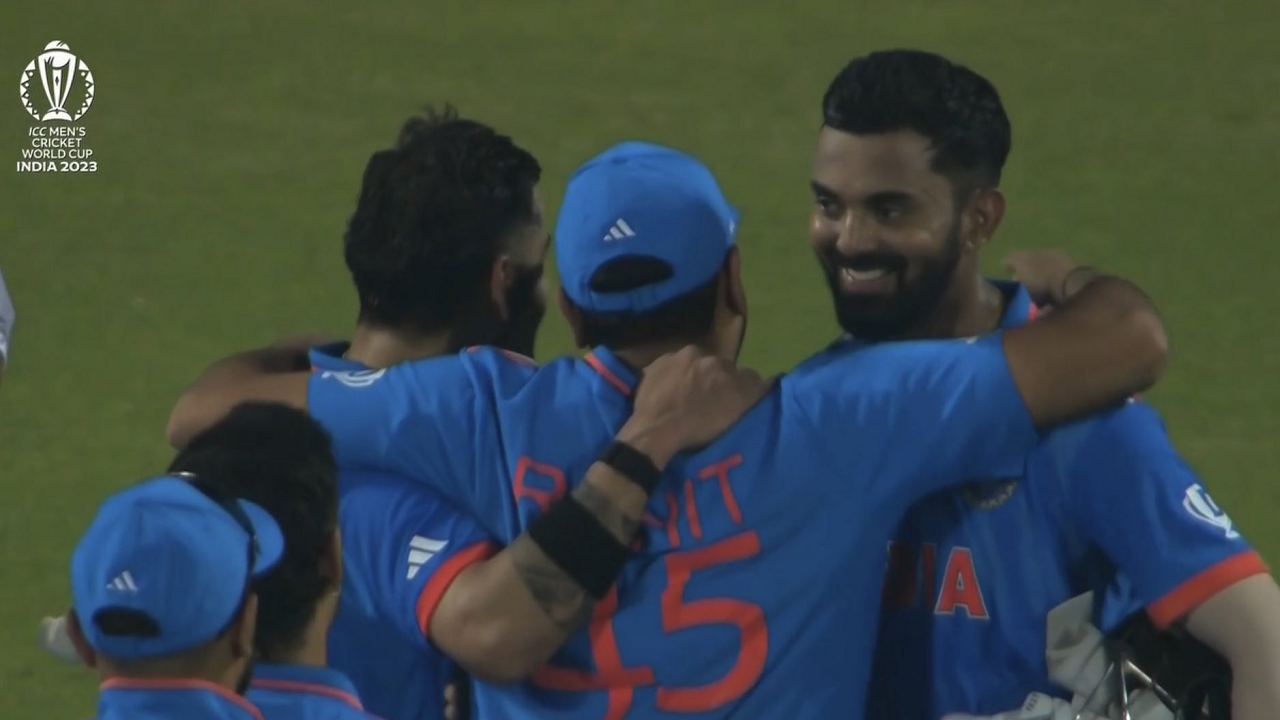 Watch: Captain Rohit Sharma Hugs Virat Kohli, KL Rahul After Emphatic ...