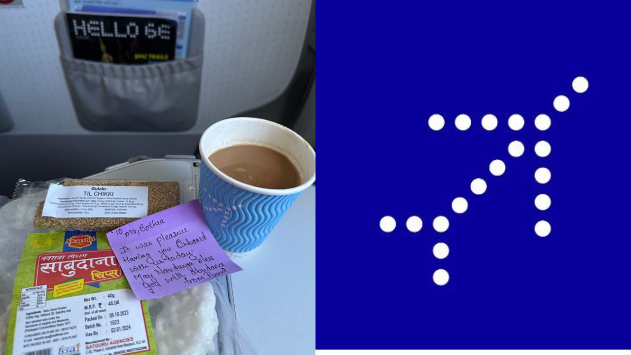 Indigo- in-flight food