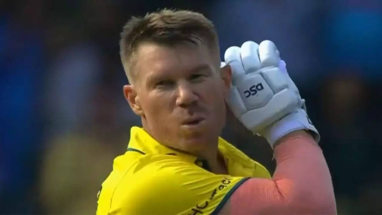 Desi Netizens Go Totally Gaga As David Warner Celebrates His 5th ODI World Cup Century In Pushpa Style