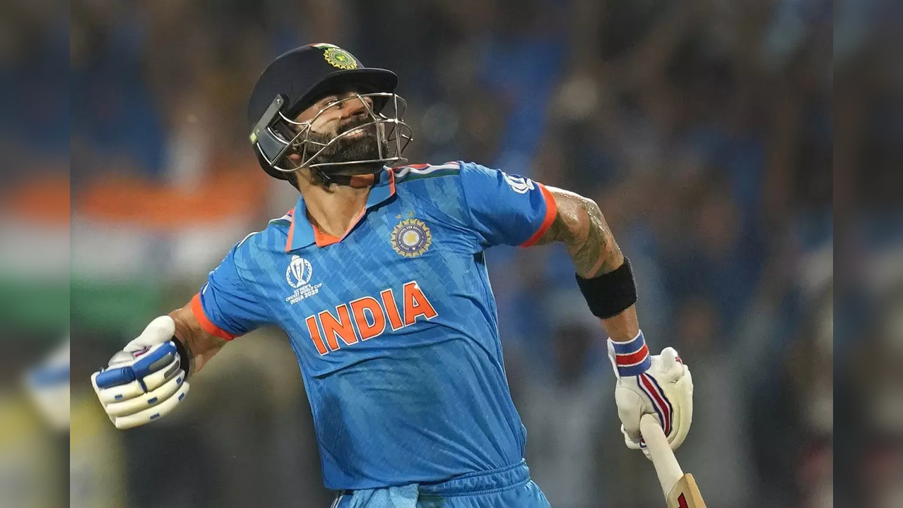 Virat Kohli has scored 259 runs in four matches of ODI World Cup 2023