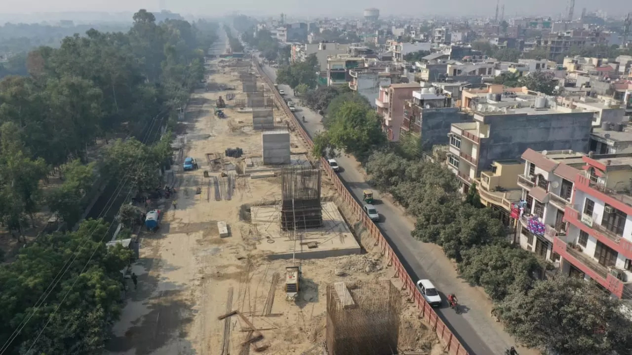 Noida Authority Decides to open half of Bhangel Elevated Road by End of Feb next year