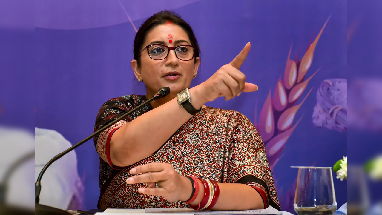 Union Women and Child Development Minister Smriti Irani