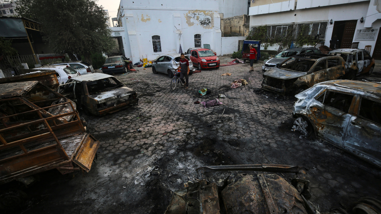 Gaza Hospital Explosion