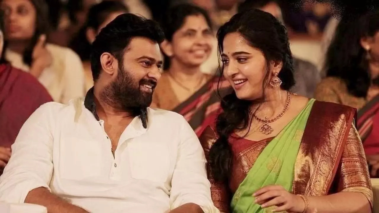 Prabhas with rumoured GF Anushka Shetty