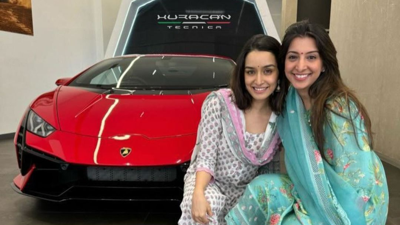 Shraddha Kapoor Brings Home Rs 4 Crore Lamborghini Huracan Tecnica On Dussehra. PICS