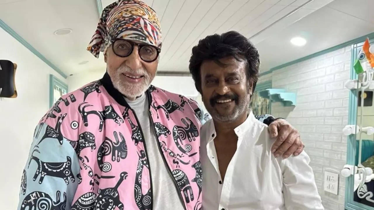 Thalaivar 170: Rajinikanth Shares Picture With His Mentor Amitabh Bachchan, Says 'Heart Is Thumping With Joy'