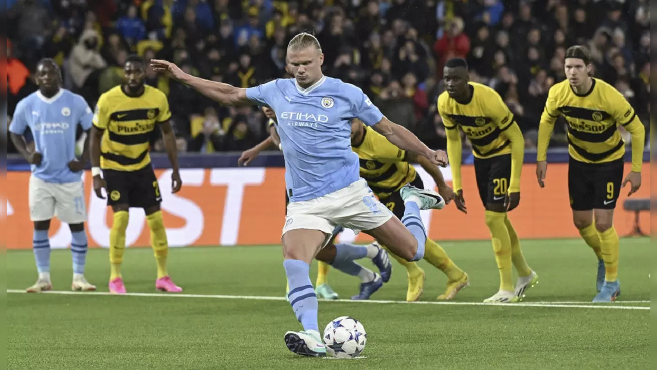 Manchester City beat Young Boys 3-1 in Champions League