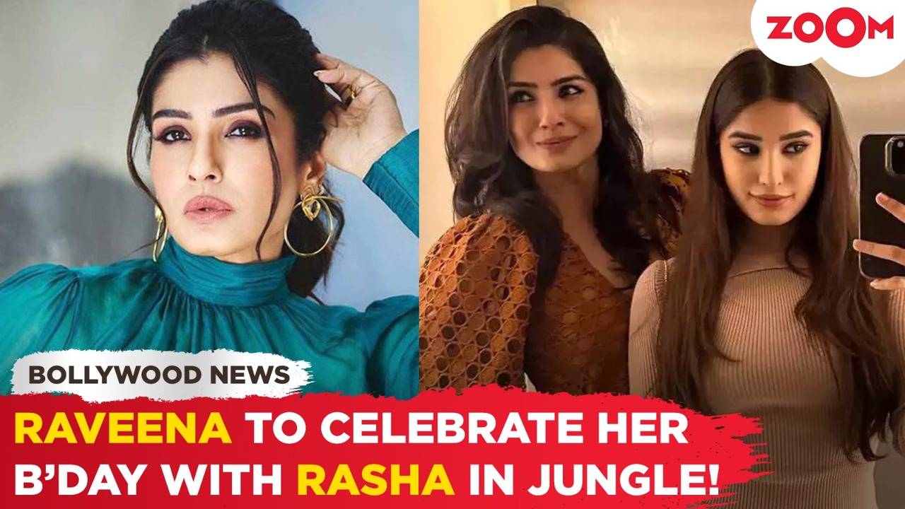 Raveena Tandon Chudai Vedio - Raveena Tandon on celebrating her birthday in a jungle with daughter Rasha  Thadani | Bollywood News News, Times Now