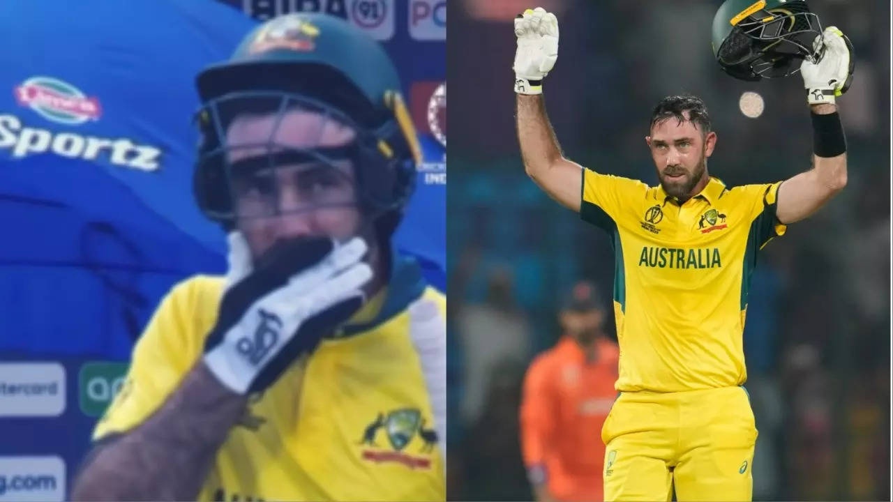 WATCH: Glenn Maxwell Spotted Eating Pill Before Smashing Fastest World Cup Century In History Vs Netherlands