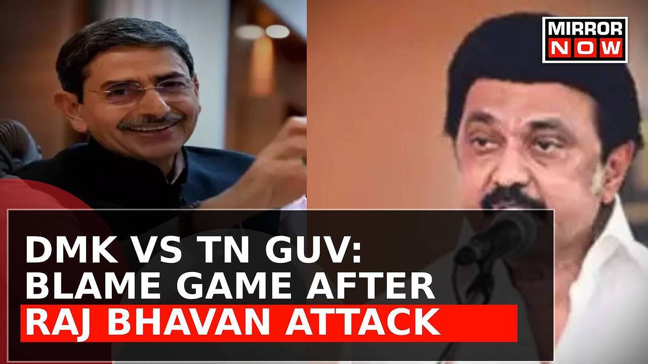 Tamil Nadu Govt Vs Guv Continues | Petrol Bomb Hurled At Raj Bhavan ...