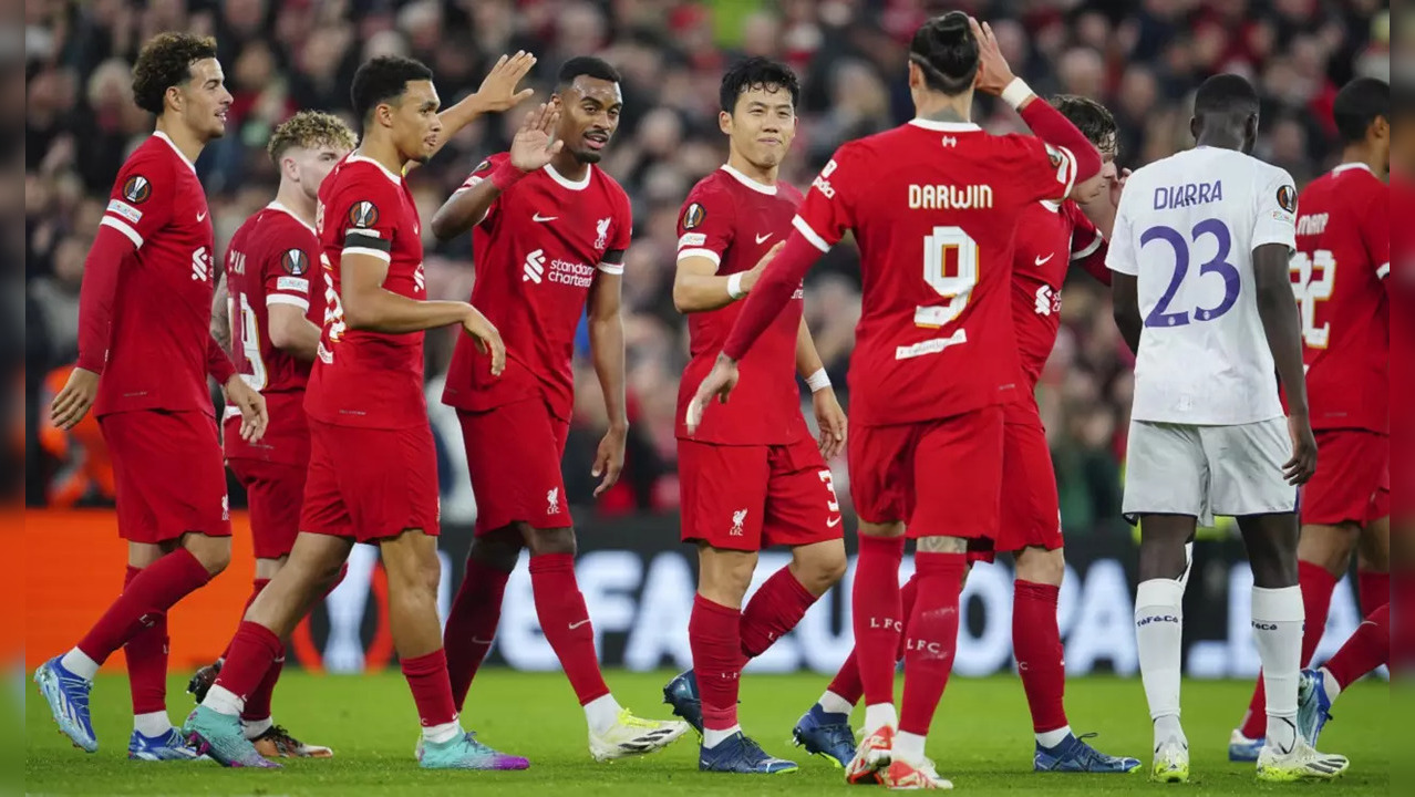 Liverpool beat Toulouse 5-1 in Europa League