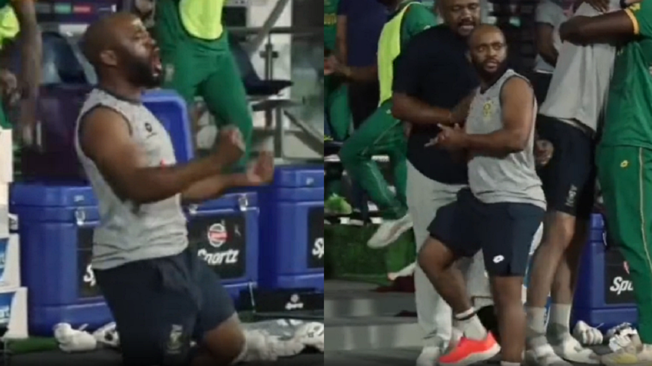 Temba Bavuma's wild celebration after South Africa beat Pakistan goes viral